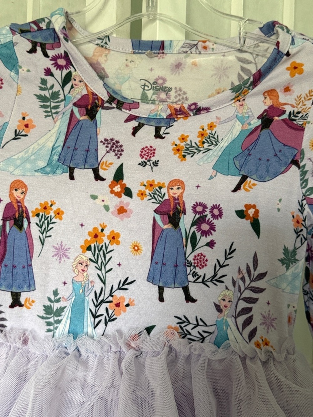Posh Peanut Disney Frozen Sisters Tulle Dress Size 2T - Picture 3 of 5